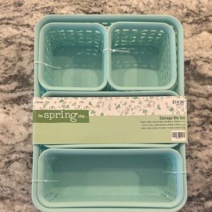 The Spring Shop Mint GreenBasket Collection